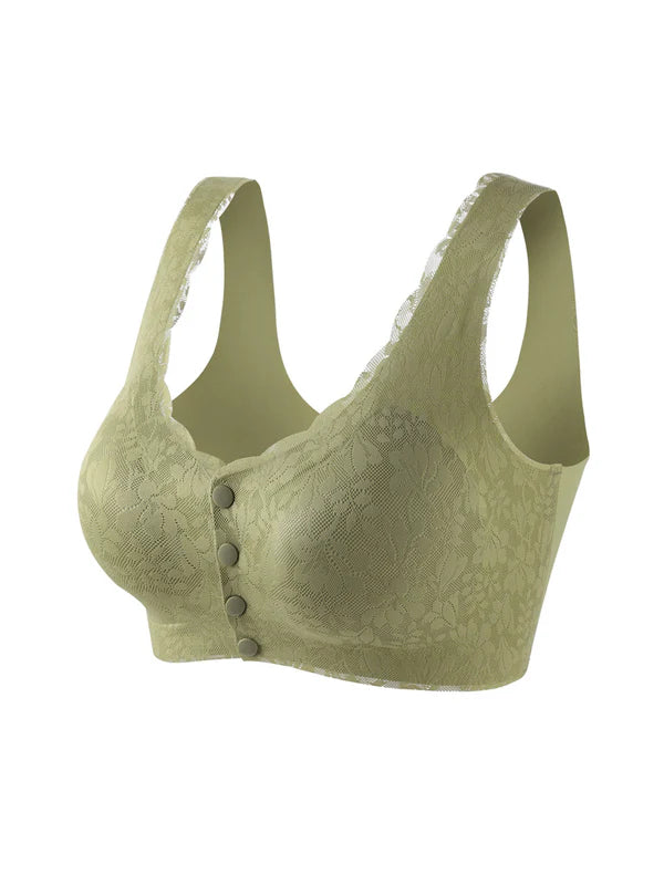 Pack of 3 Breathable Front Closure Wireless Bra